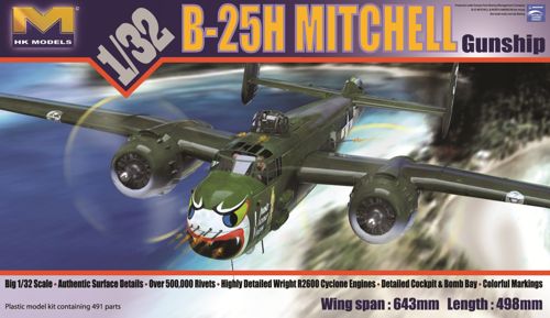 Hong Kong Models North-American B-25H - HKM01E03