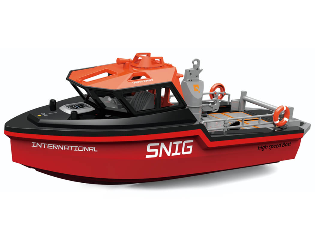 Heng Long Snig Rescue RTR Boat Brushless 320mm - Red