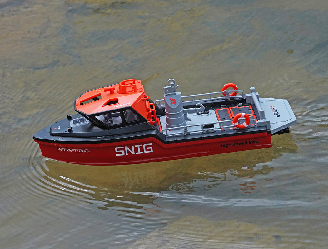 Heng Long Snig Rescue RTR Boat Brushless 320mm - Red