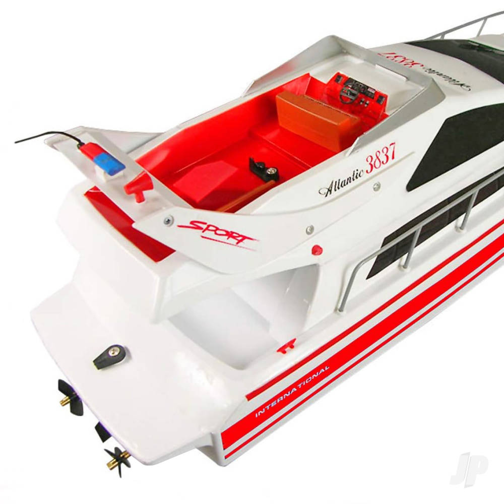 Henglong Atlantic Yacht (Luxury Powerboat) RTR, Red (700mm) HLG3837 1