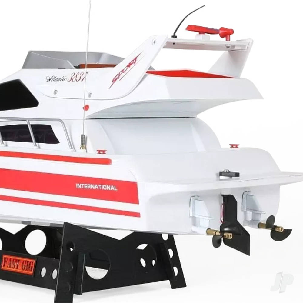 Henglong Atlantic Yacht (Luxury Powerboat) RTR, Red (700mm) HLG3837 3