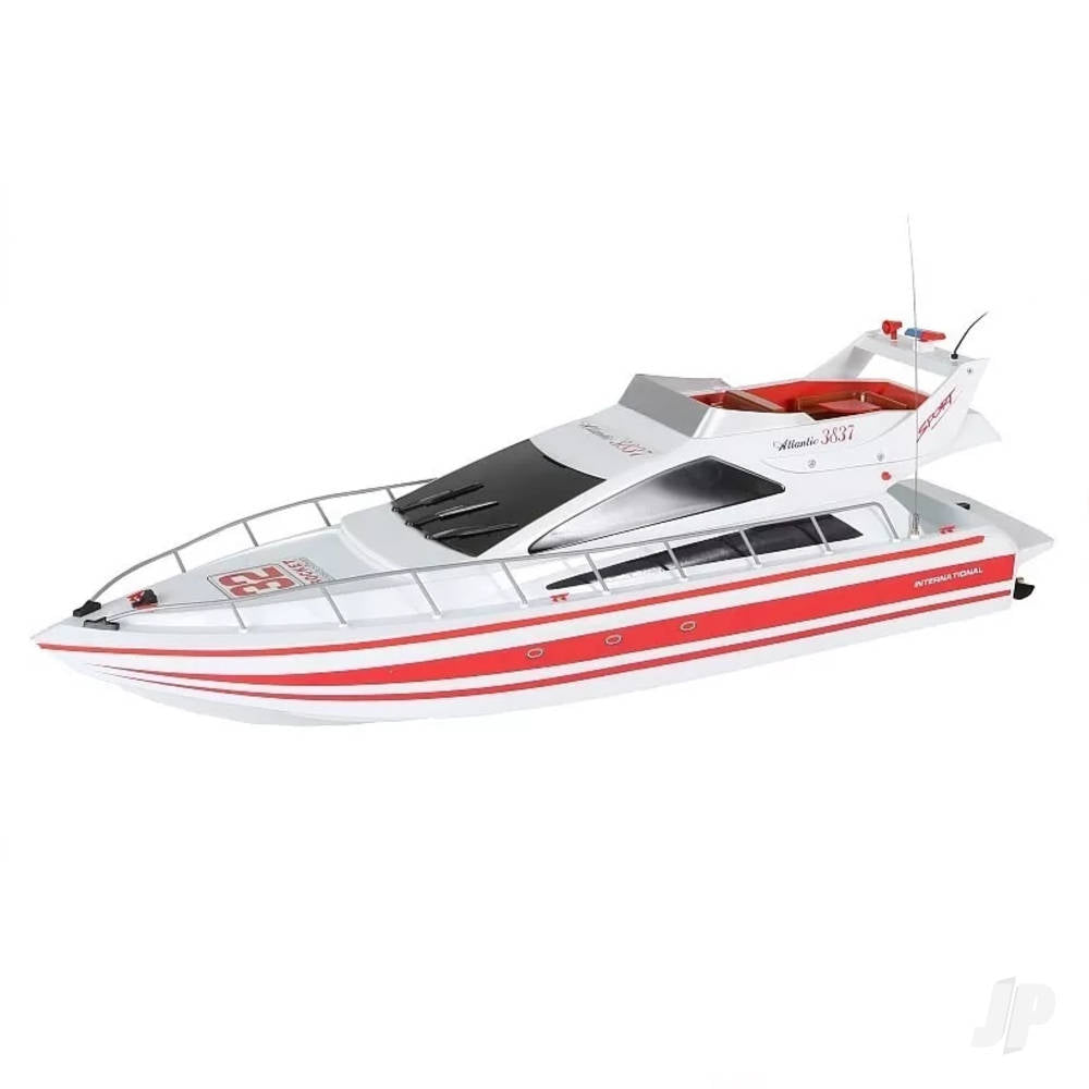 Henglong Atlantic Yacht (Luxury Powerboat) RTR, Red (700mm) HLG3837 Main