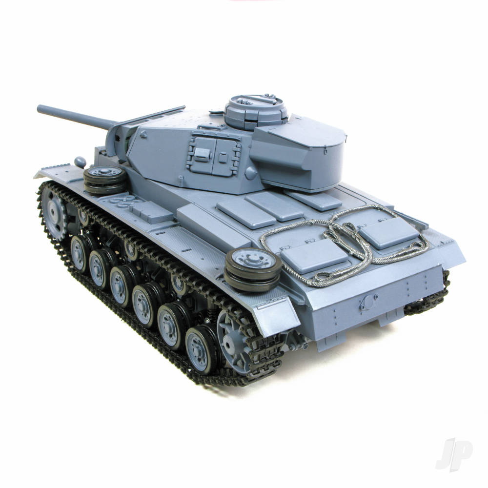 Henglong 1:16 German Panzer III (2.4GHz + Shooter + Smoke + Sound) HLG3848-1B 1