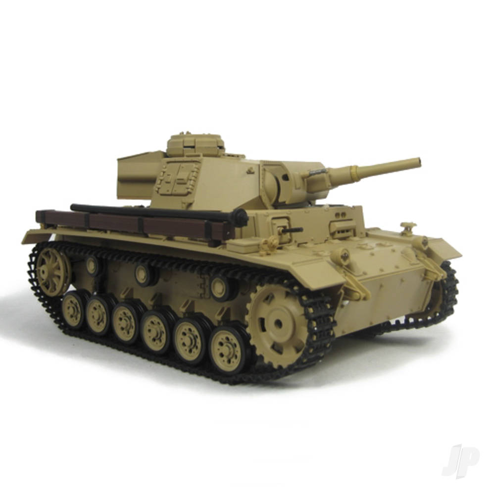 Henglong 1:16 Tauch Panzer III with Infrared Battle System (2.4GHz + Shoot - HLG3849-1U 2