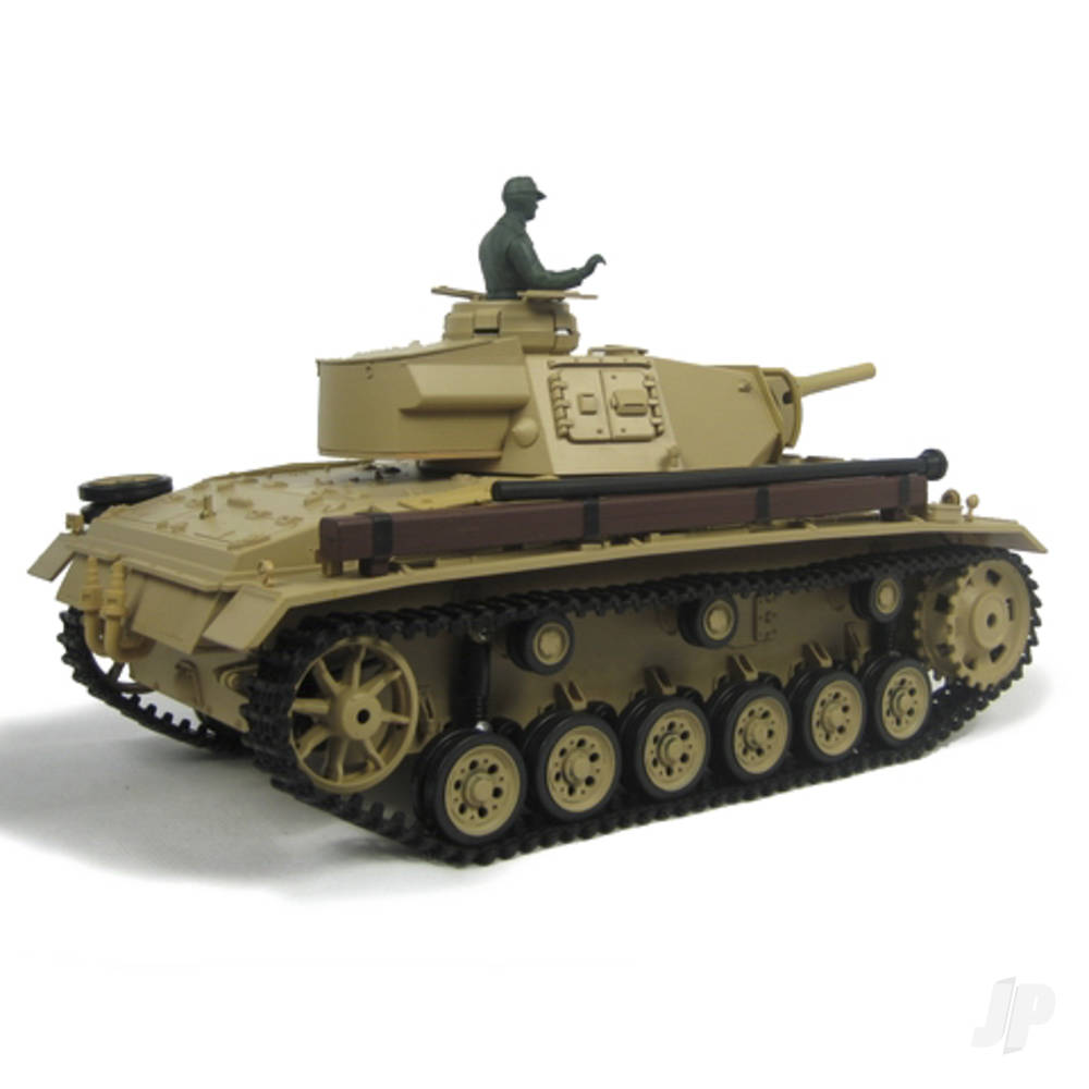 Henglong 1:16 Tauch Panzer III with Infrared Battle System (2.4GHz + Shoot - HLG3849-1U 4