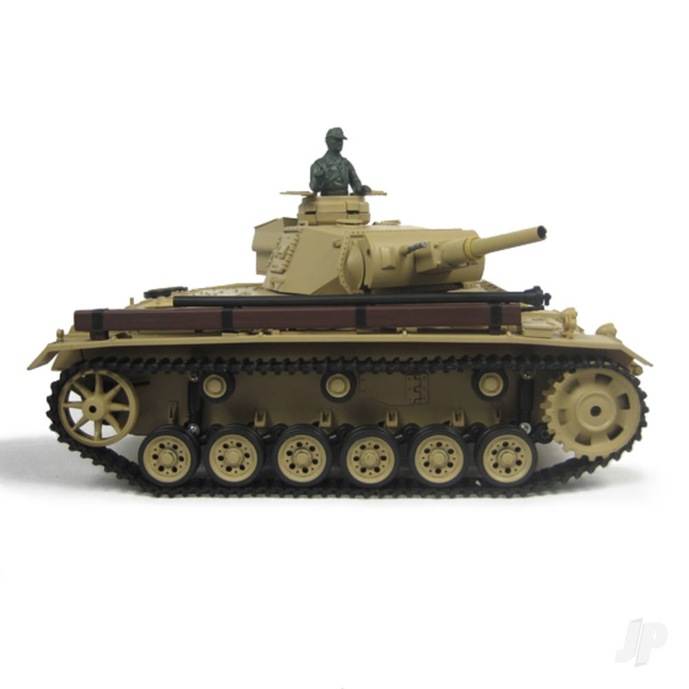 Henglong 1:16 Tauch Panzer III with Infrared Battle System (2.4GHz + Shoot - HLG3849-1U 5