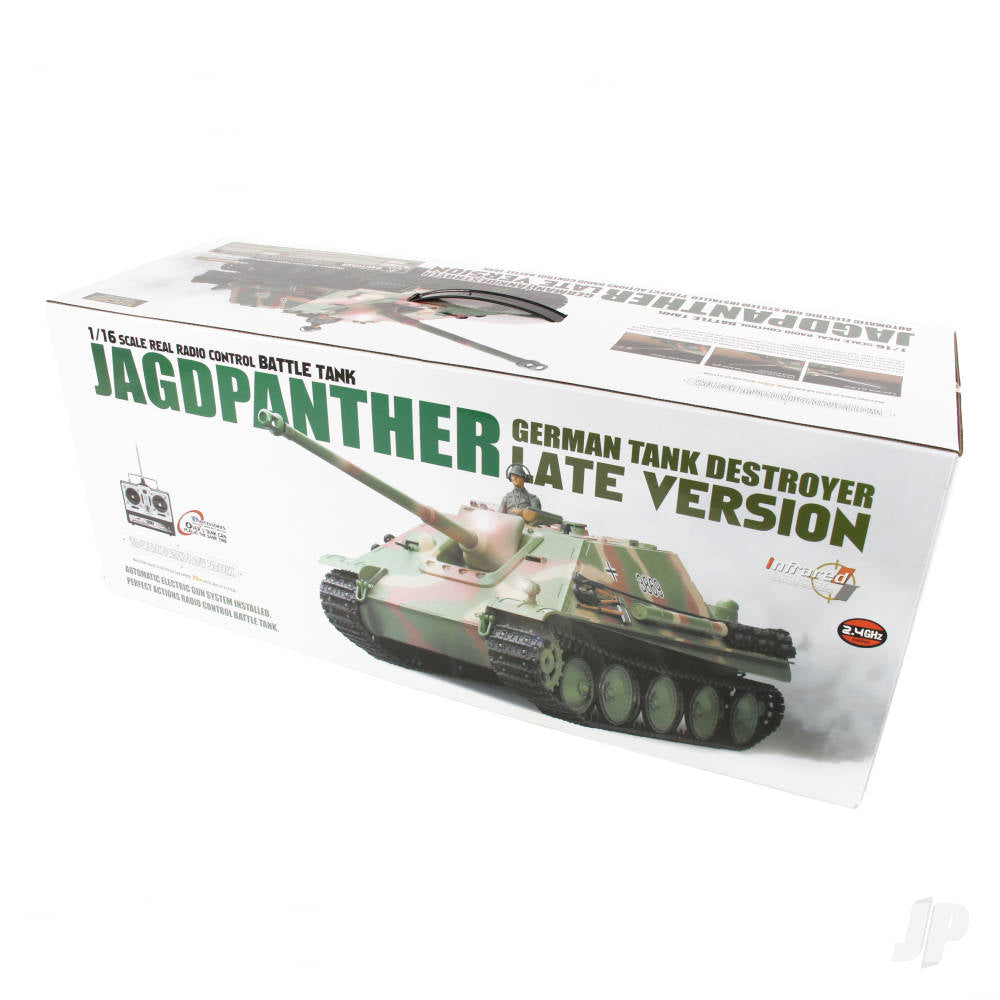 Henglong 1:16 German Jagdpanther with Infrared Battle System (2.4GHz + Sho - HLG3869-1B 1