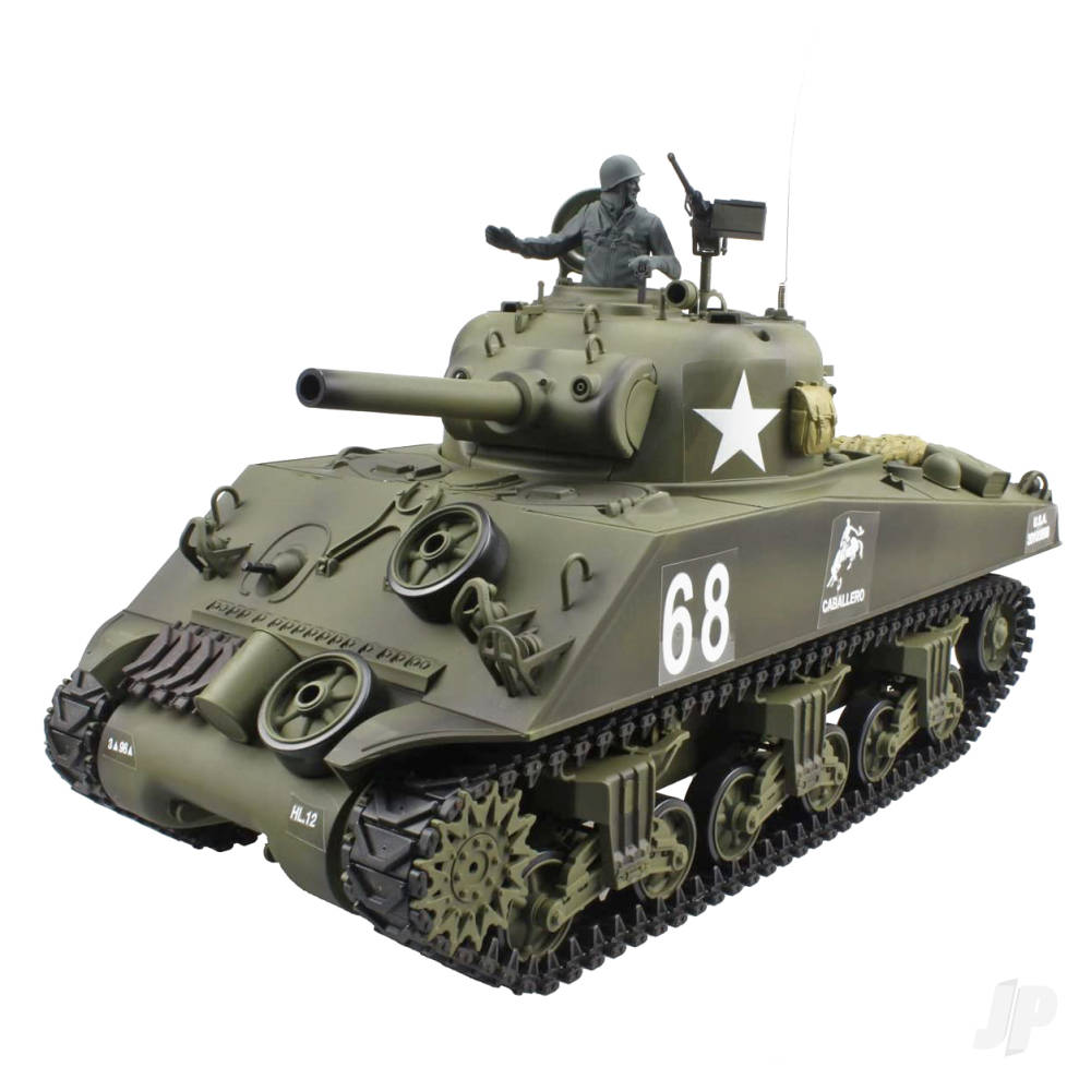 Henglong 1:16 US M4A3 Sherman with Infrared Battle System (2.4GHz + Shoote - HLG3898-1B Main