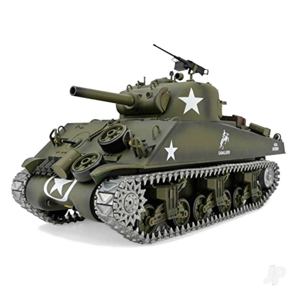 Henglong 1:16 U.S. Medium Tank M4A3 Sherman with Infrared Battle System HLG3898-1UA Main