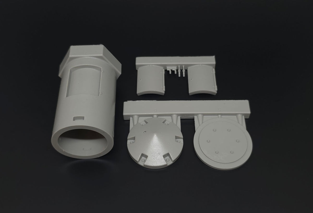 Spitterschutzzelle-Einmannbunker resin kit of German small pillbox