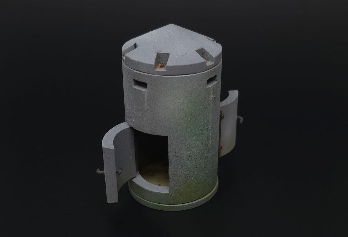 Spitterschutzzelle-Einmannbunker resin kit of German small pillbox