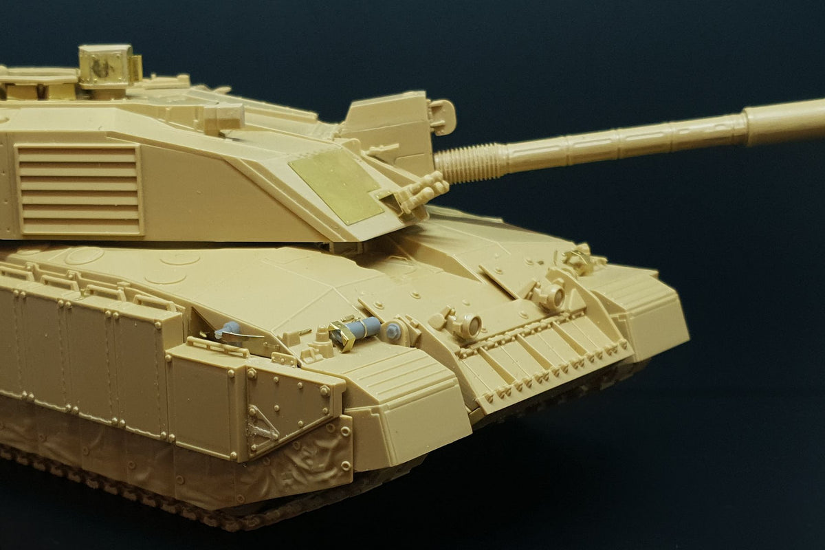 Challenger 2 (Desertised) PE/resin set (designed to be used with Tamiya kits)