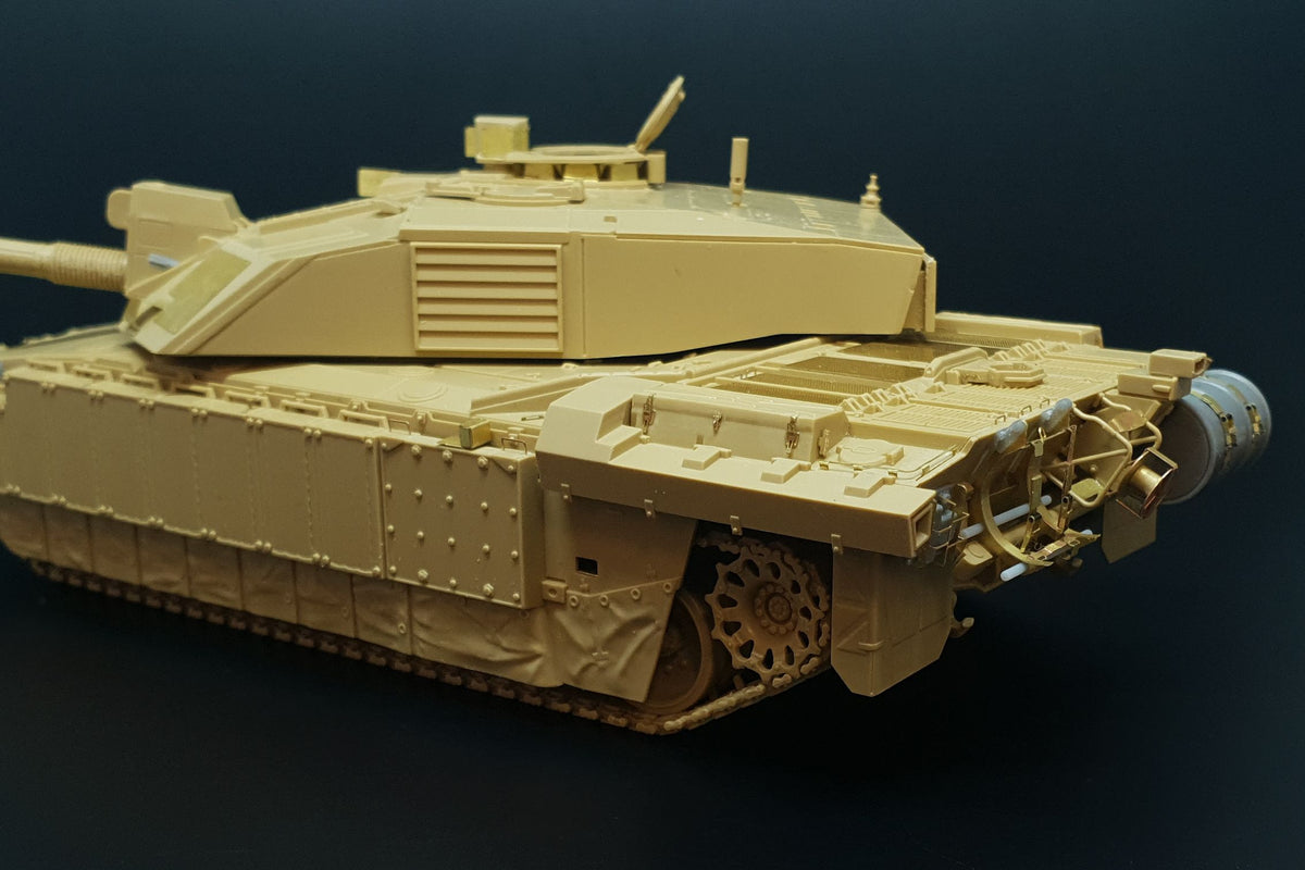 Challenger 2 (Desertised) PE/resin set (designed to be used with Tamiya kits)