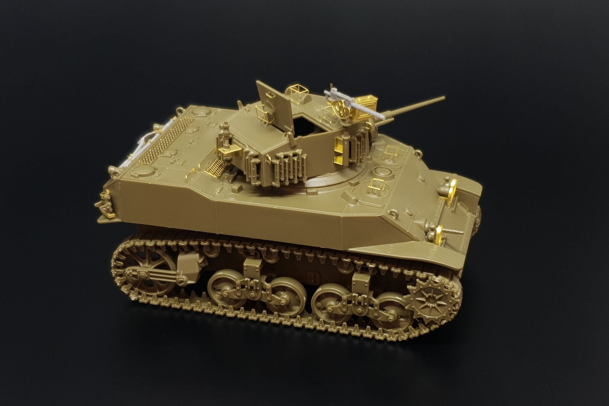 M5A1 Stuart PE/resin set (designed to be used with Tamiya kits)
