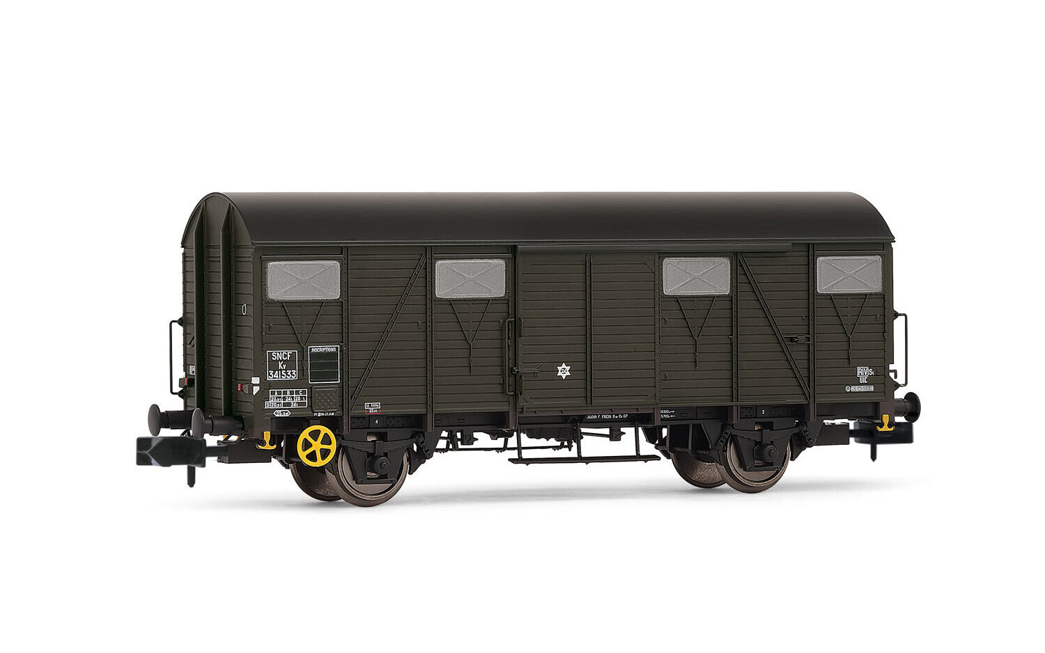 SNCF 2-unit pack 2-axle covered wagons type K period III