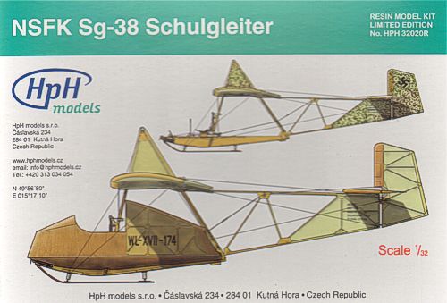 HPH Models DFS SG-38 'Schulgleiter' - HPH32020R