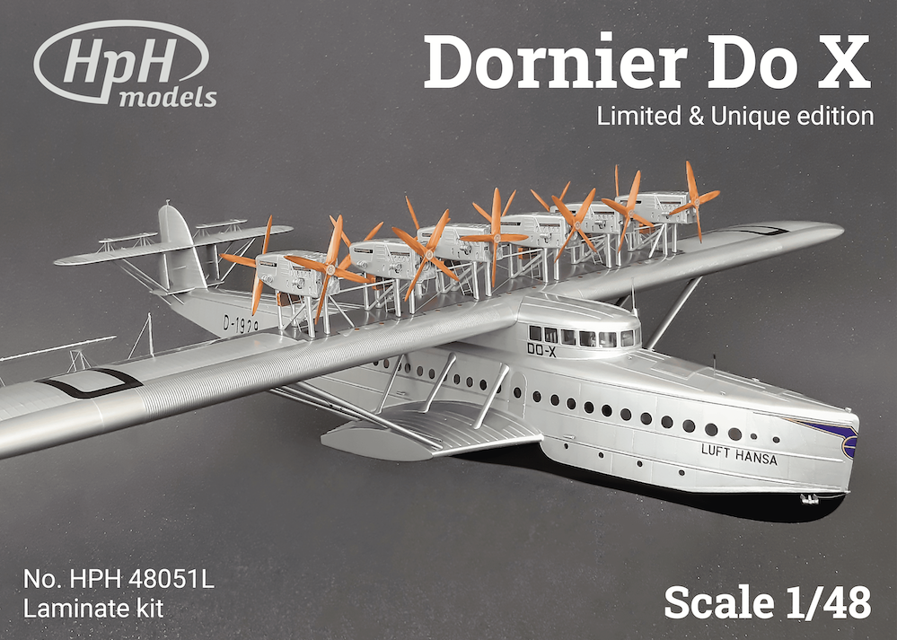 HPH Models Dornier Do-X flying - HPH48051L