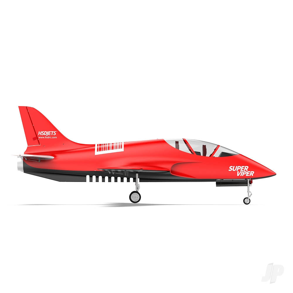 HSD Jets Super Viper 105mm EDF Foam Jet, Red (PNP 12S) HSDA01010204J 2