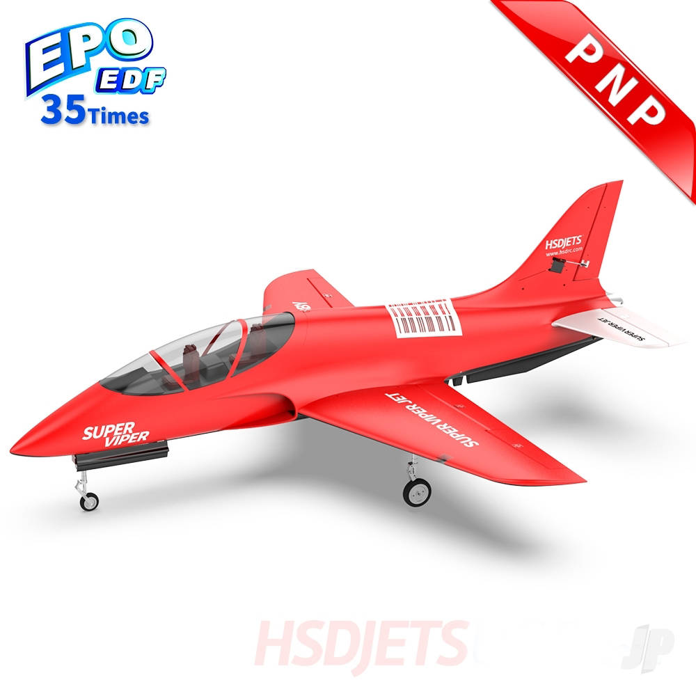 HSD Jets Super Viper 105mm EDF Foam Jet, Red (PNP 12S) HSDA01010204J Main