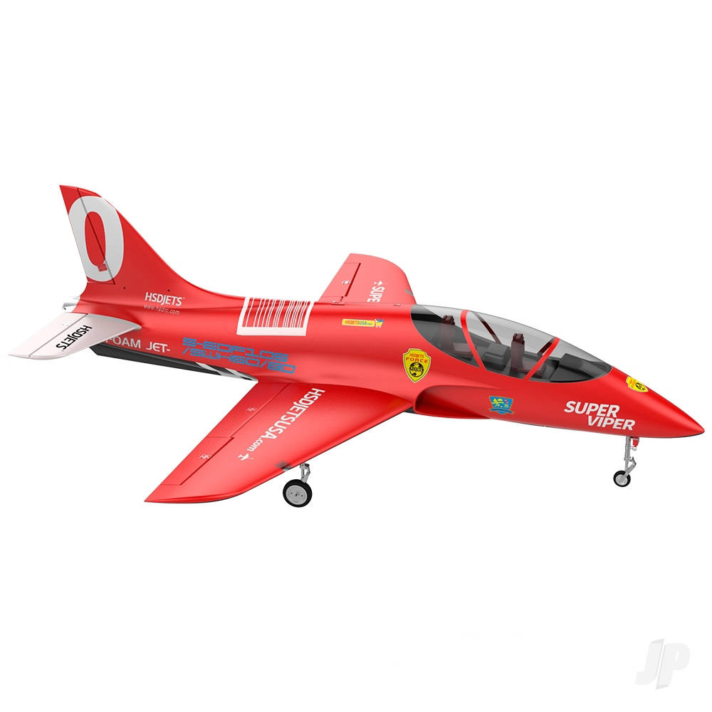 HSD Jets Super Viper 6kg Turbine Foam Jet, Red (PNP + Smoke, no turbine) HSDA15010200 2