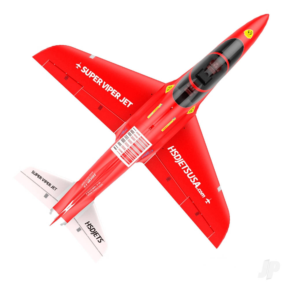 HSD Jets Super Viper 6kg Turbine Foam Jet, Red (PNP + Smoke, no turbine) HSDA15010200 3