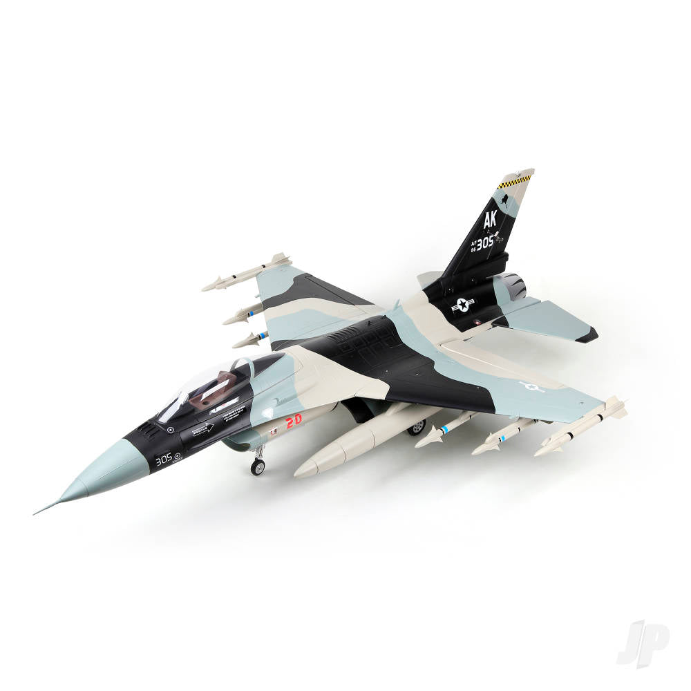 HSD Jets F-16 6kg Turbine Foam Jet, Alaska Snow Camo (PNP, no turbine) HSDA16020200 1