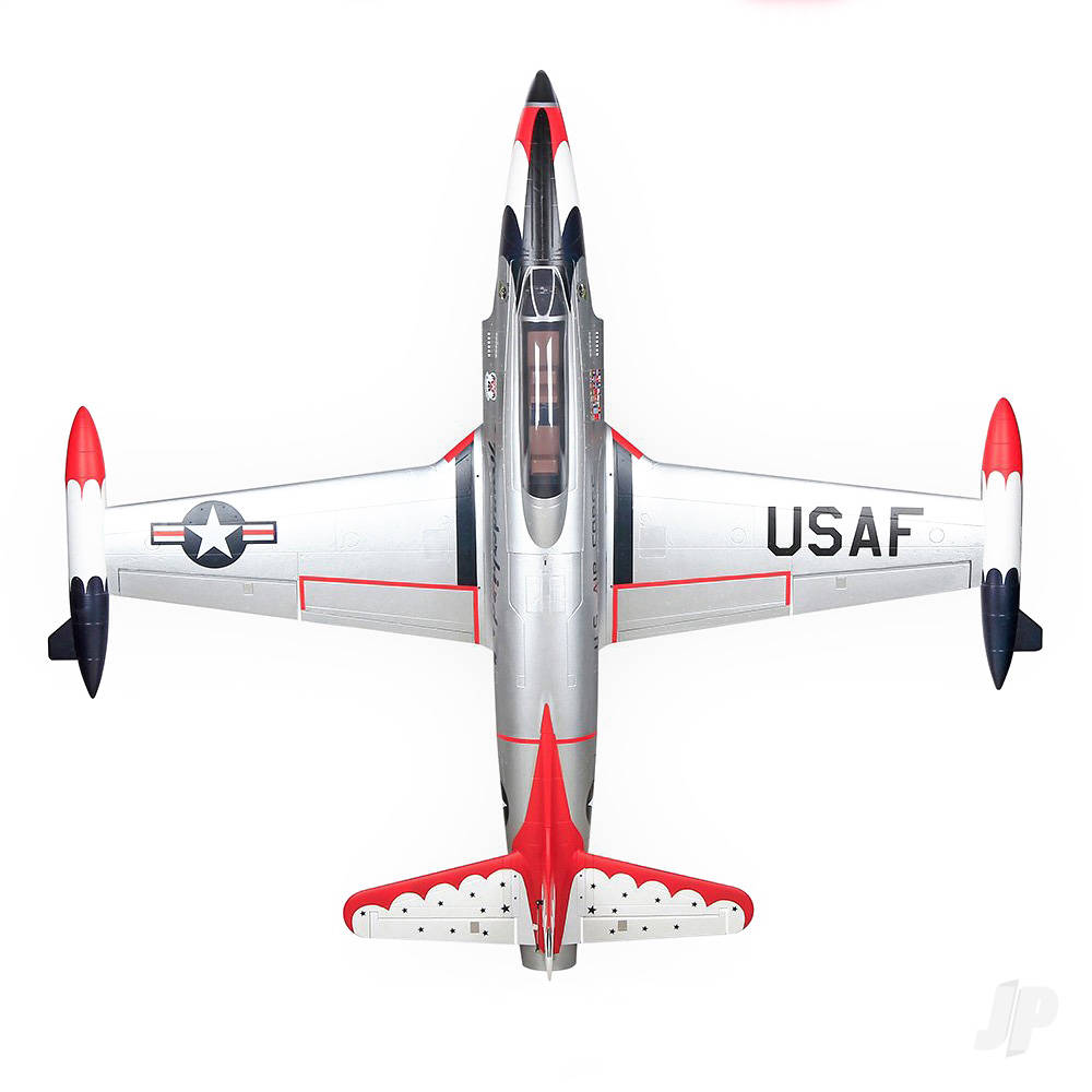 HSD Jets T-33 8kg Turbine Foam Jet, Thunderbirds (PNP, no turbine) XT60 HSDA48010200 1