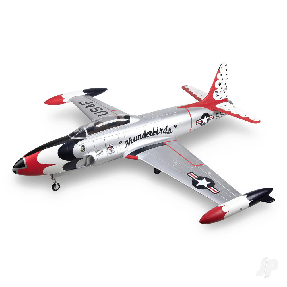 HSD Jets T-33 8kg Turbine Foam Jet, Thunderbirds (PNP, no turbine) XT60 HSDA48010200 2