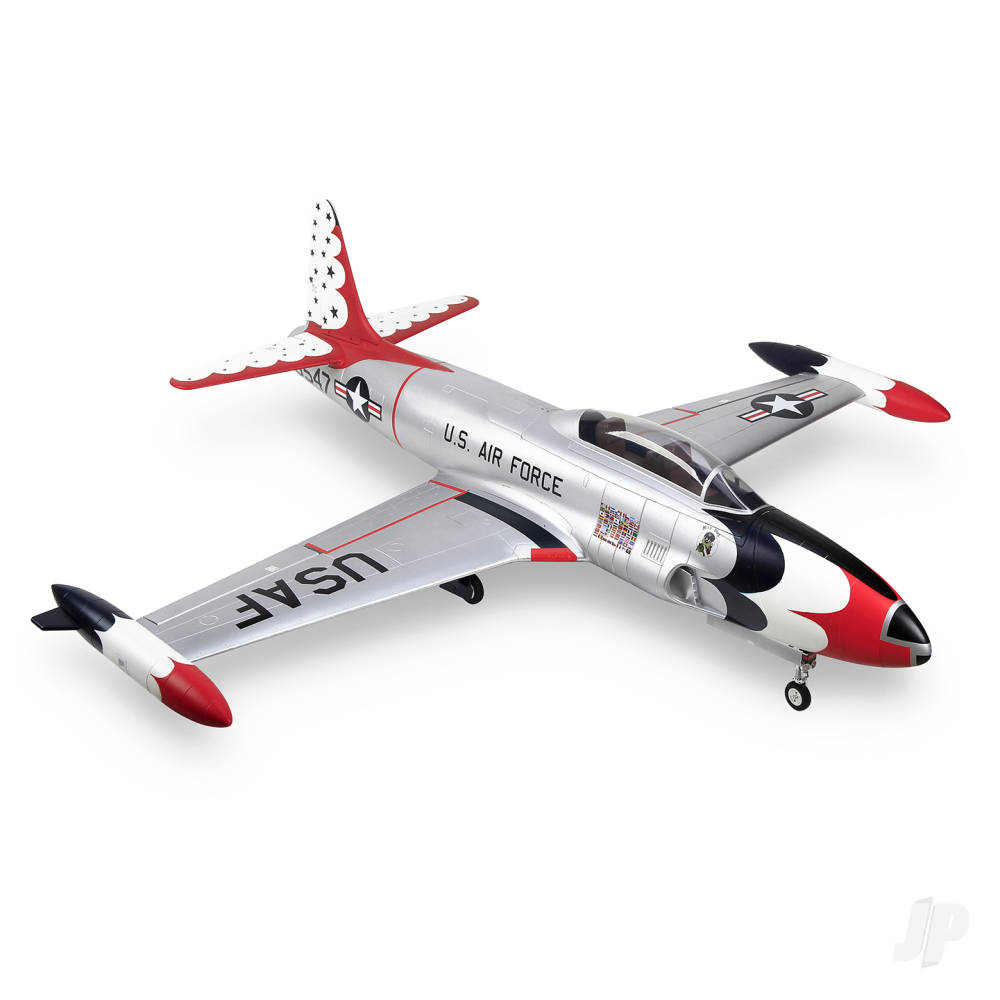 HSD Jets T-33 8kg Turbine Foam Jet, Thunderbirds (PNP, no turbine) XT60 HSDA48010200 4