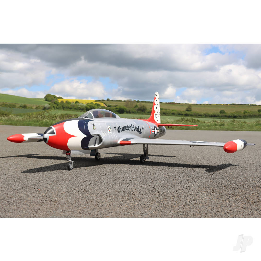 HSD Jets T-33 8kg Turbine Foam Jet, Thunderbirds (PNP, no turbine) XT60 HSDA48010200 6