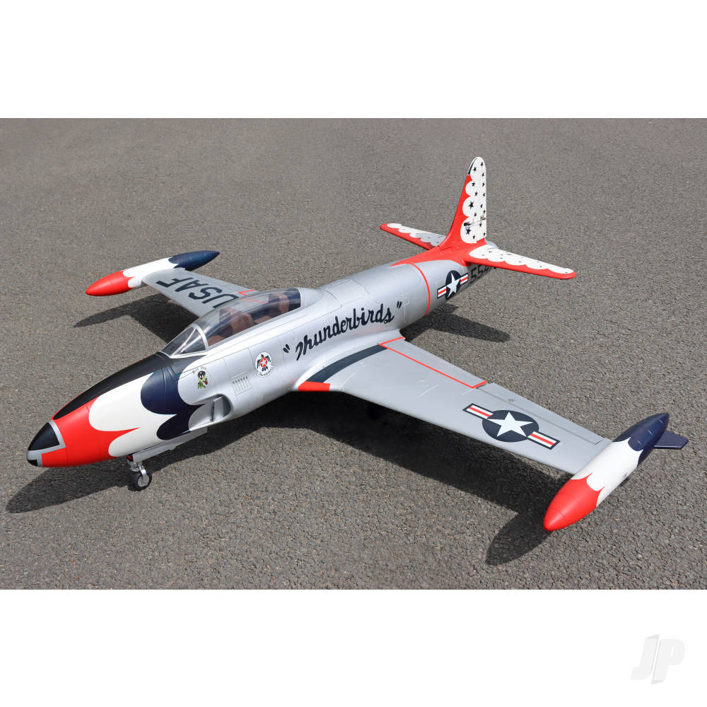 HSD Jets T-33 8kg Turbine Foam Jet, Thunderbirds (PNP, no turbine) XT60 HSDA48010200 7