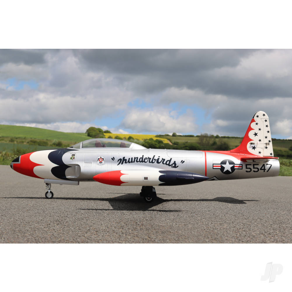 HSD Jets T-33 8kg Turbine Foam Jet, Thunderbirds (PNP, no turbine) XT60 HSDA48010200 9