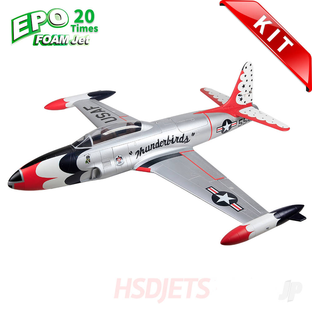 HSD Jets T-33 8kg Turbine Foam Jet, Thunderbirds (HSDA48010300)