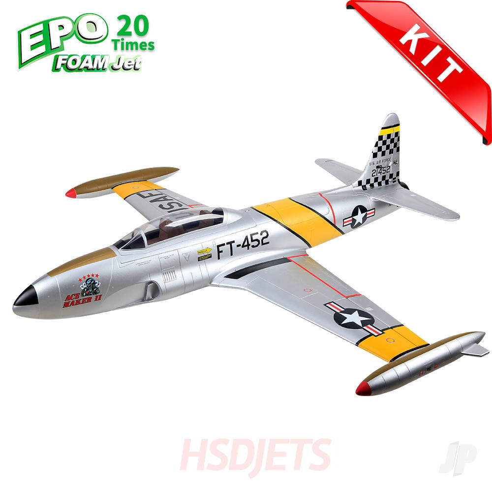 HSD Jets T-33 8kg Turbine Foam Jet, Yellow Ribbon (Kit) HSDA48020300 Main