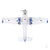 HSD Jets 2m Cessna-182, Blue (PNP 6S) HSDA63020200 5