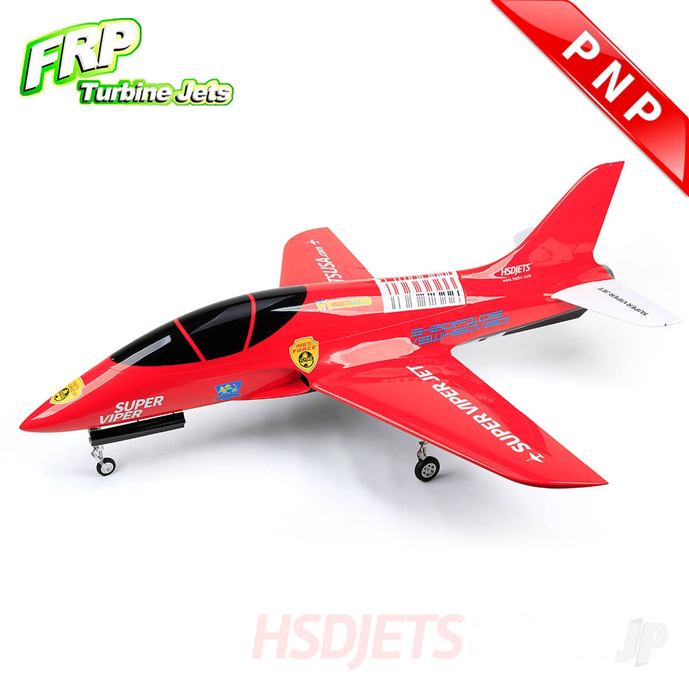 HSD Jets Super Viper Turbine Composite, Red, 1800mm (PNP + Smoke, no turbine) HSDA66010200 Main