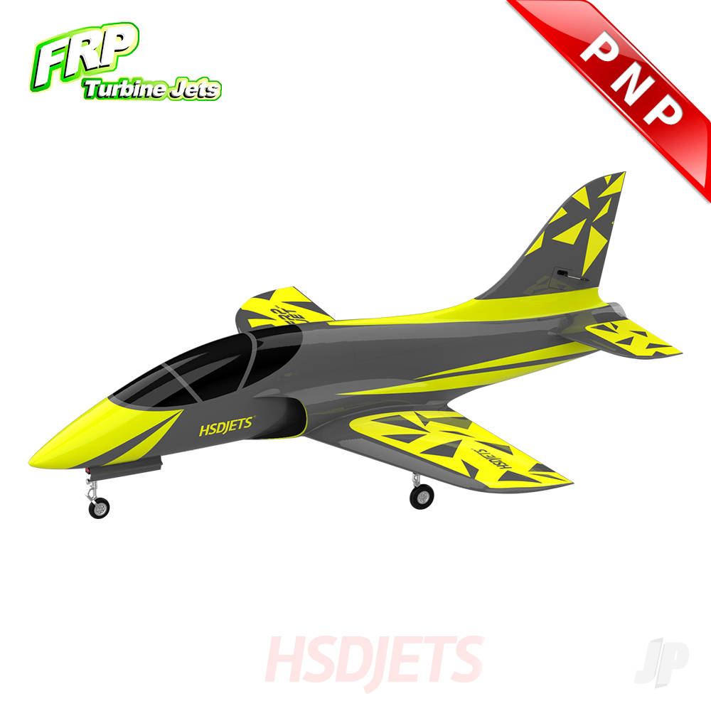 HSD Jets Super Viper Turbine Composite, Yellow / Grey, 1800mm (HSDA66030200)