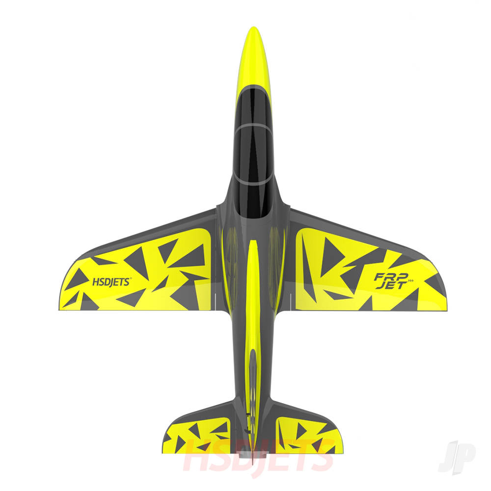 HSD Jets Super Viper 120mm EDF Composite Jet, Yellow / Grey, 1800mm (PNP 12S) HSDA66090200 2