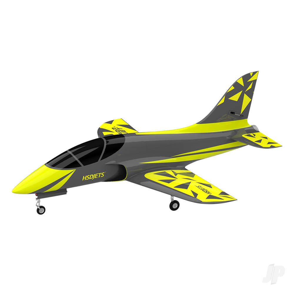 HSD Jets Super Viper 120mm EDF Composite Jet, Yellow / Grey, 1800mm (PNP 12S) HSDA66090200 Main