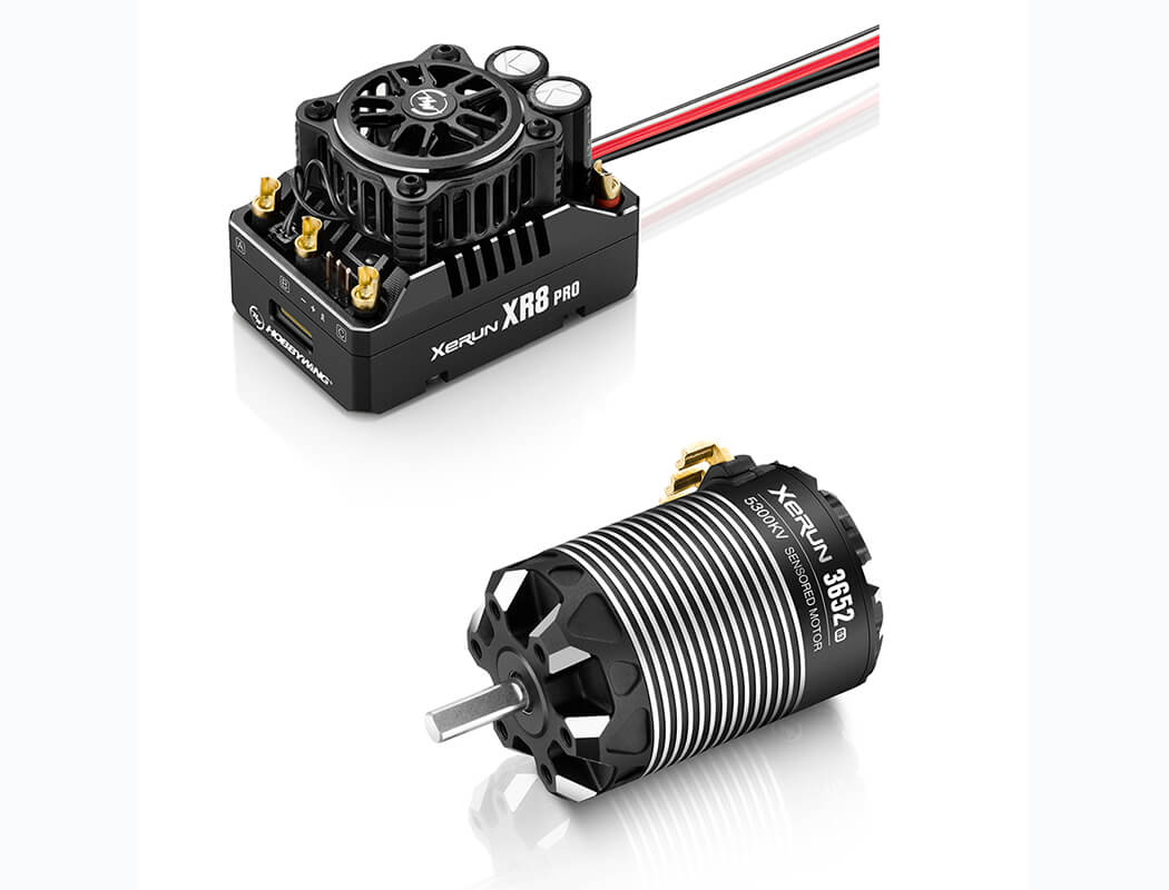 HOBBYWING SCT COMBO XR8 PRO G3 ESC & 3652SD 4500KV MOTOR HW38020437