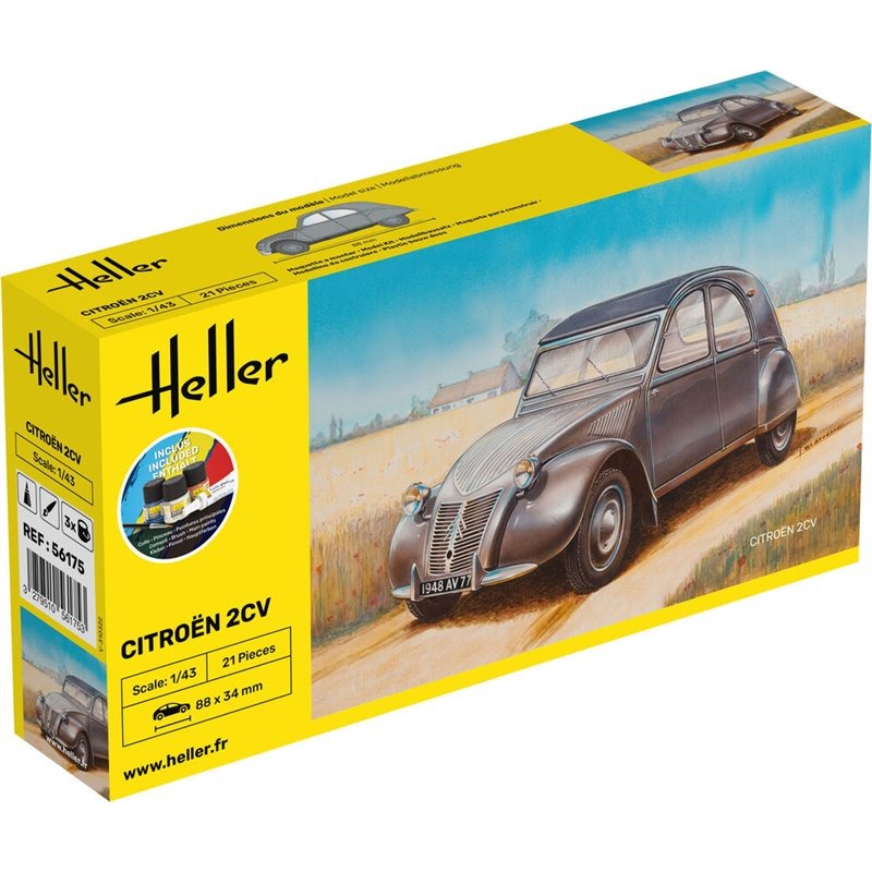 Heller 1/43 Gift Set Citroen 2 Cv Hel56175