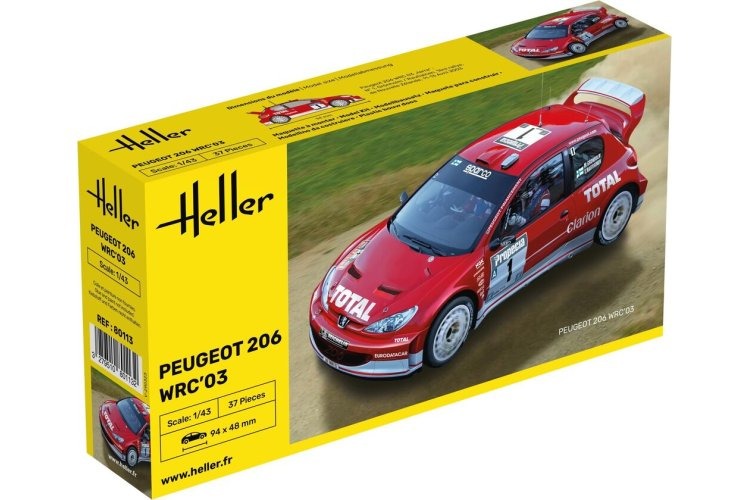 Heller 1/43 Peugeot 206 Wrc 03 Hel80113