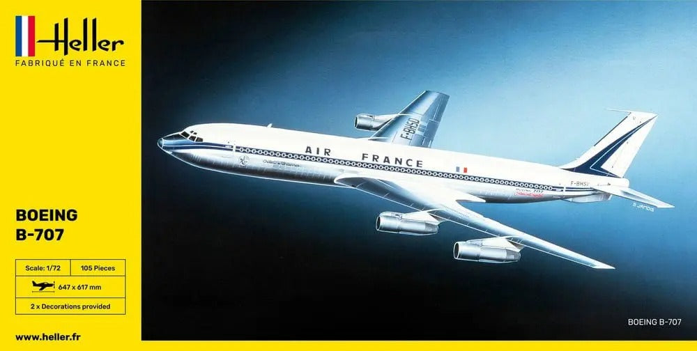 Heller 1/72 Boeing B-707 Air France Hel80452