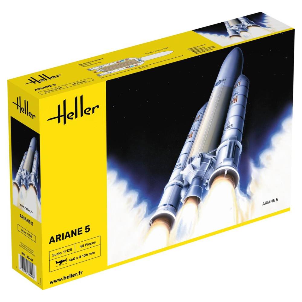 Heller 1/125 Ariane 5 European Rocket 80441