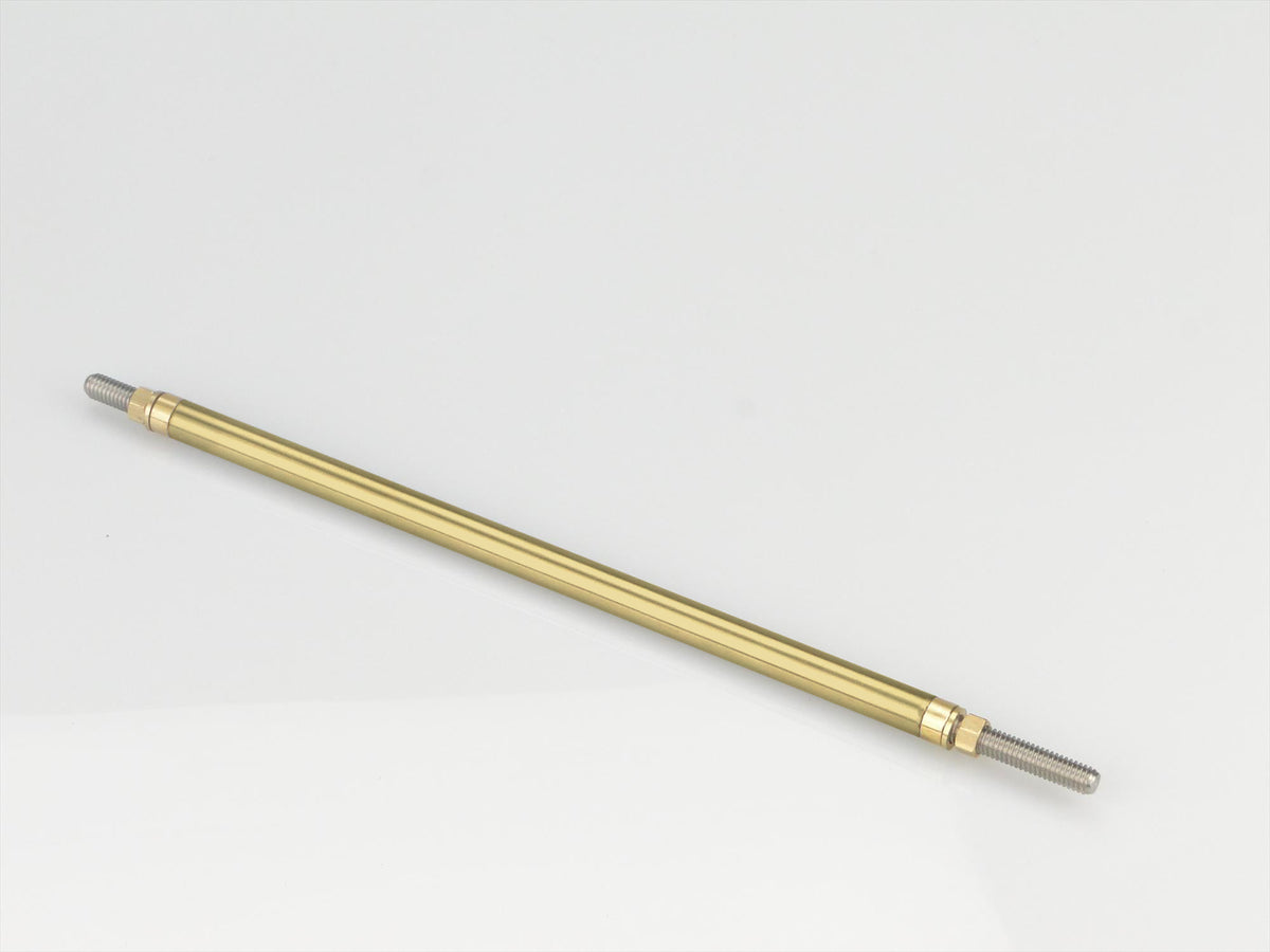 Fine Line Prop Shaft 5in M4 Stainless Shaft  6mm Brass Tube