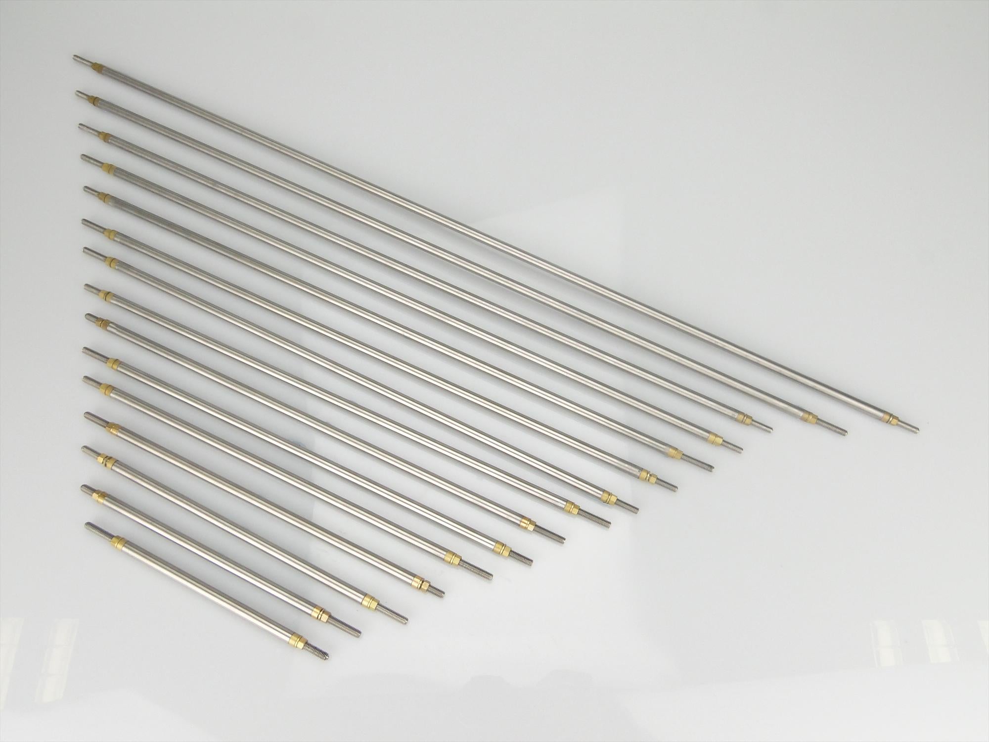 Fine Line Prop Shaft 20in M4 Stainless Shaft 6mm SS Tube