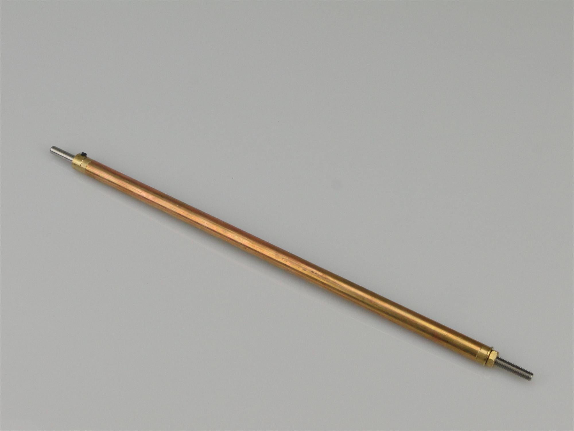 Prop Shaft 8in M4/4mm Stainless Shaft, 8mm dia Brass Tube