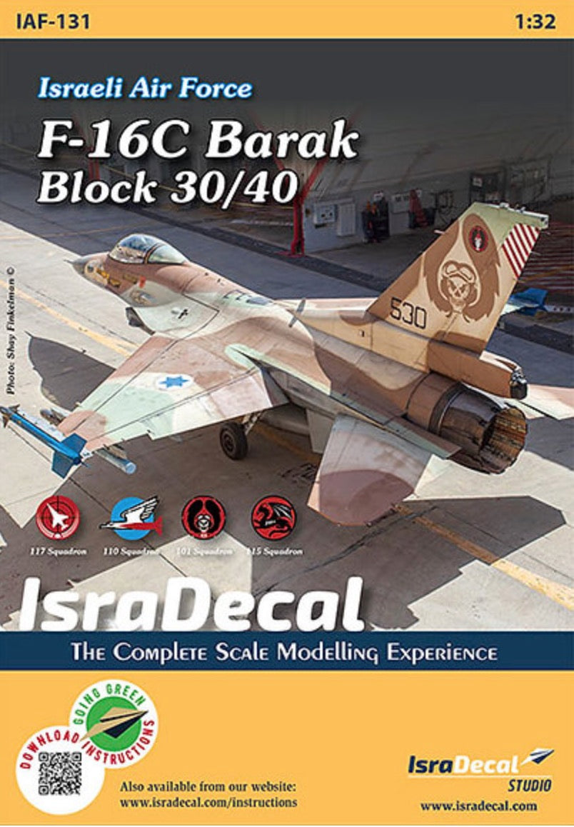 IAF Lockheed-Martin F-16C Fighting Falcon Block 30/Block 40 'Barak'
