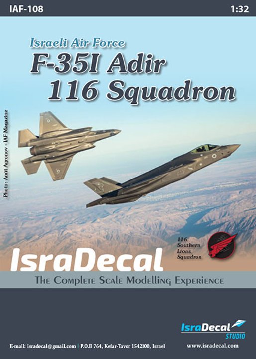 IAF Lockheed-Martin F-35I 'Adir' 116 Sq