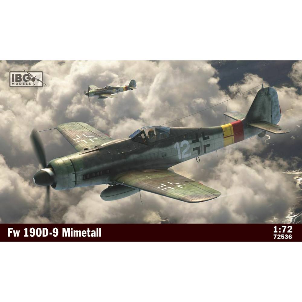 Ibg 1/72 Focke-Wulf Fw 190D-9 Mimetall 72536